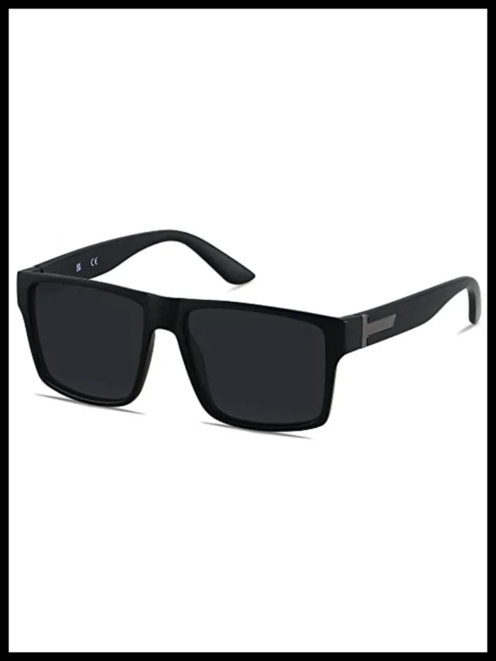 Polarized Oversized Square Sunglasses UV400 Rectangle Shades